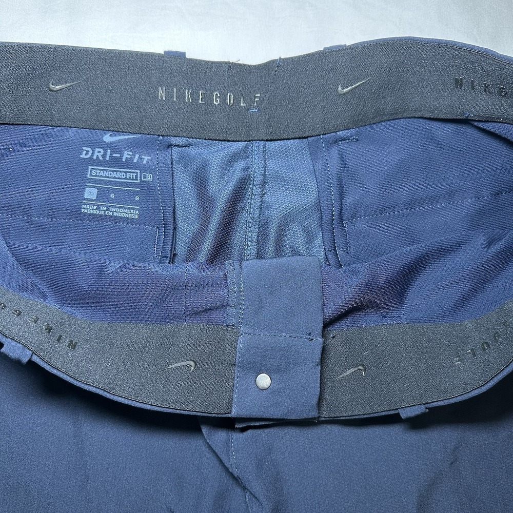 Nike Golf Hybrid Shorts Mens 35 Navy Blue Dri-Fit Stretch Performance Tech Blend - Picture 2 of 9